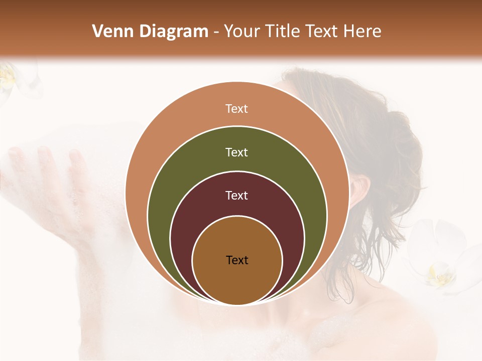 Water Exotic Foam PowerPoint Template