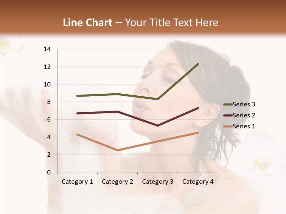 Water Exotic Foam PowerPoint Template
