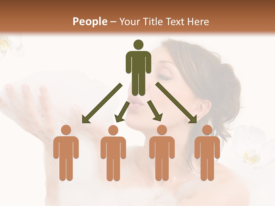 Water Exotic Foam PowerPoint Template