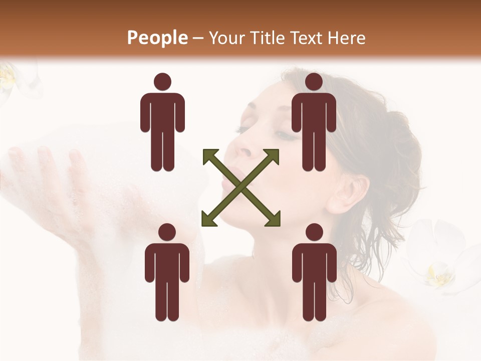 Water Exotic Foam PowerPoint Template