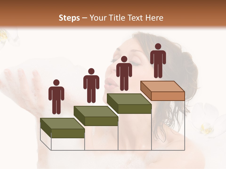 Water Exotic Foam PowerPoint Template