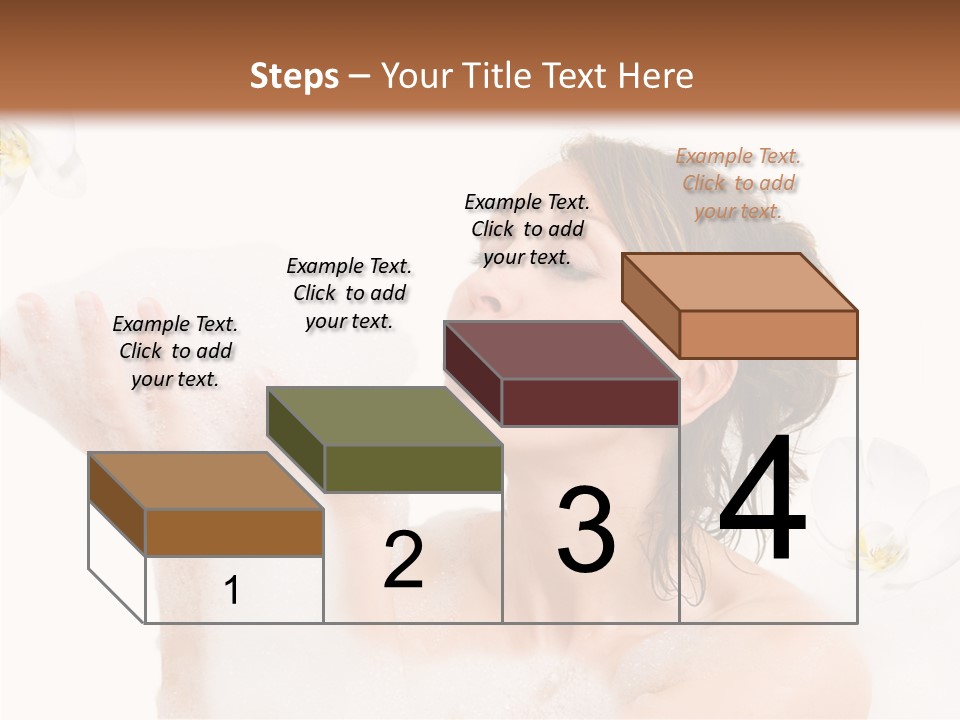 Water Exotic Foam PowerPoint Template