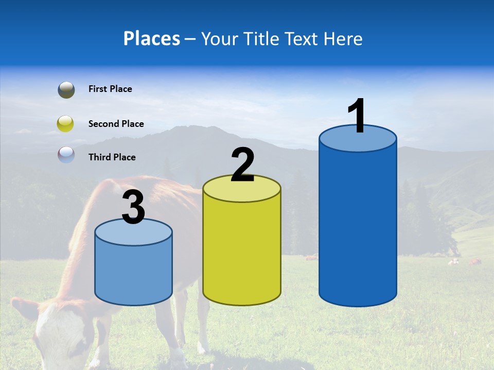 Herd Altai Forest PowerPoint Template