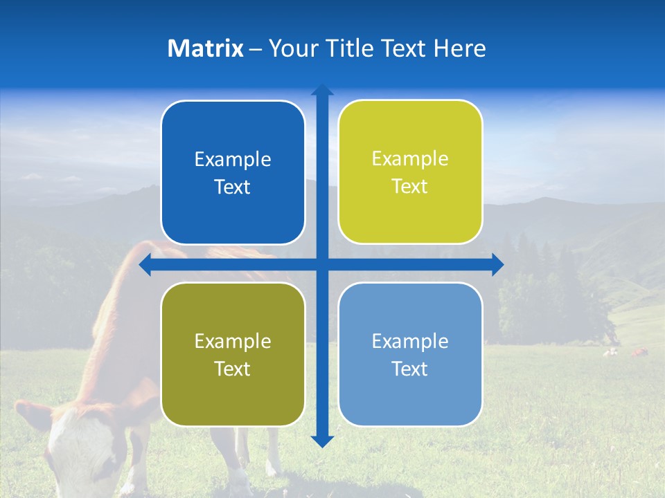 Herd Altai Forest PowerPoint Template