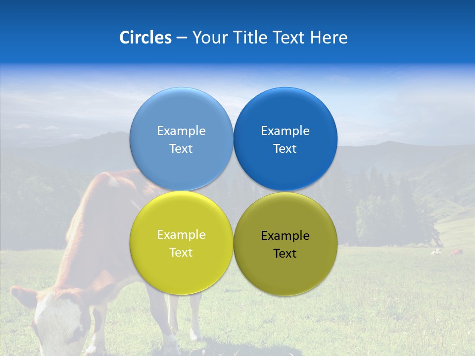 Herd Altai Forest PowerPoint Template