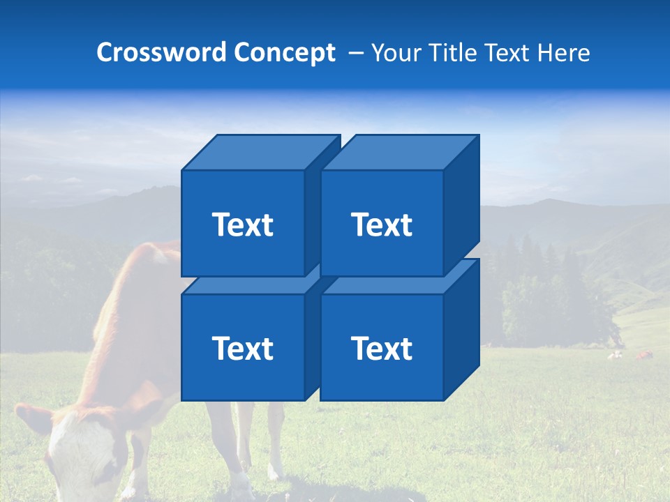 Herd Altai Forest PowerPoint Template