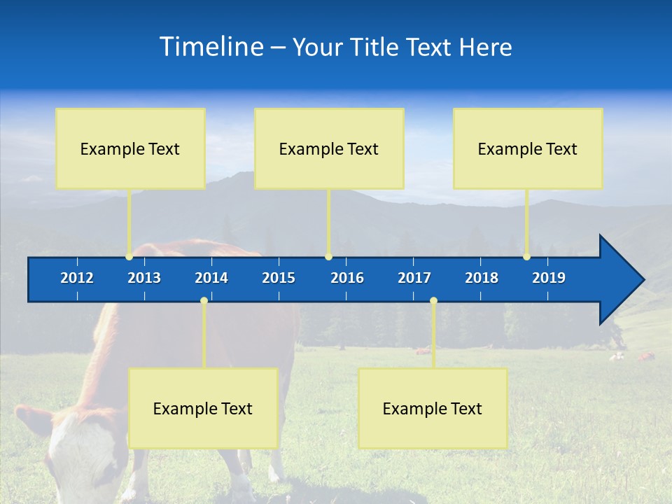 Herd Altai Forest PowerPoint Template