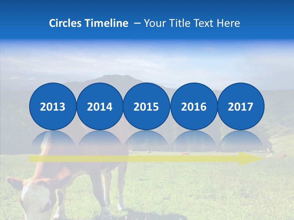 Herd Altai Forest PowerPoint Template