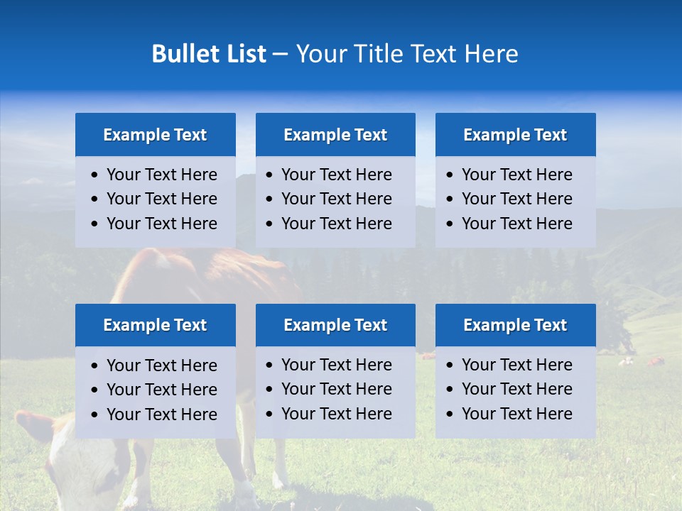 Herd Altai Forest PowerPoint Template