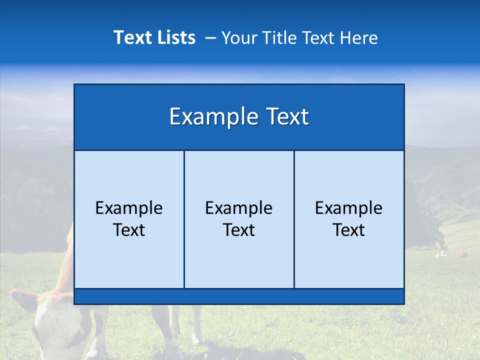 Herd Altai Forest PowerPoint Template
