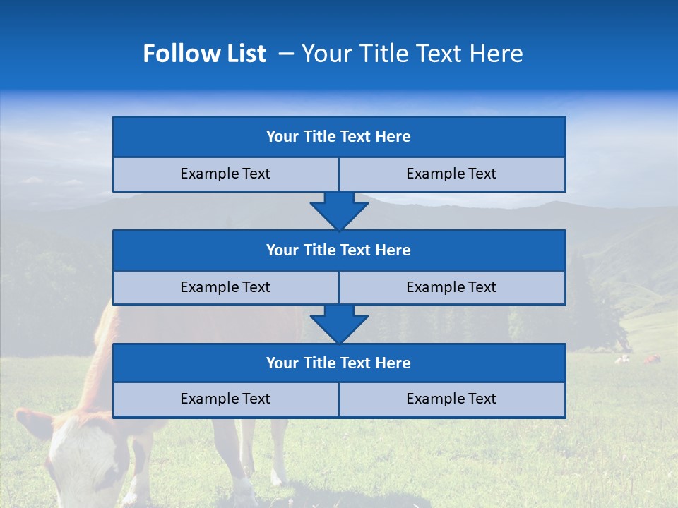 Herd Altai Forest PowerPoint Template