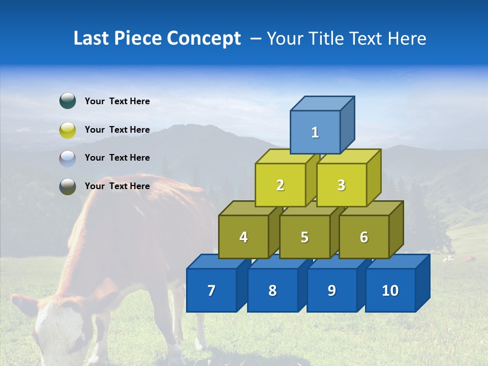 Herd Altai Forest PowerPoint Template