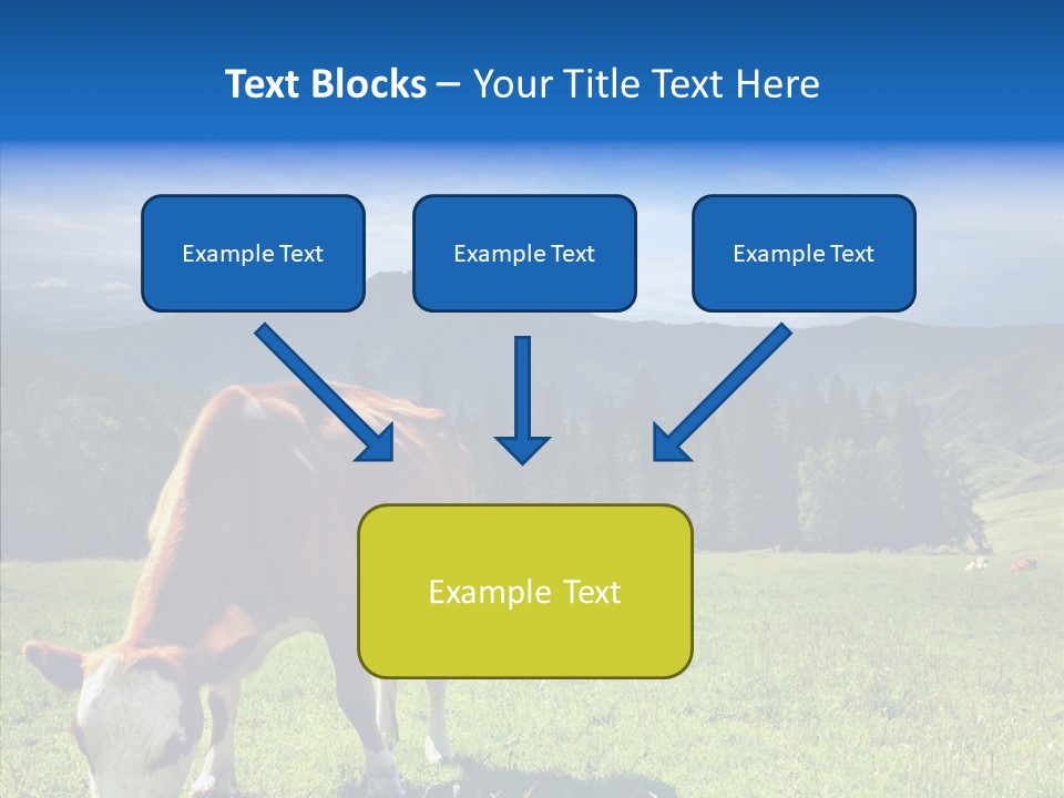 Herd Altai Forest PowerPoint Template