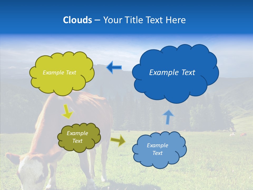 Herd Altai Forest PowerPoint Template