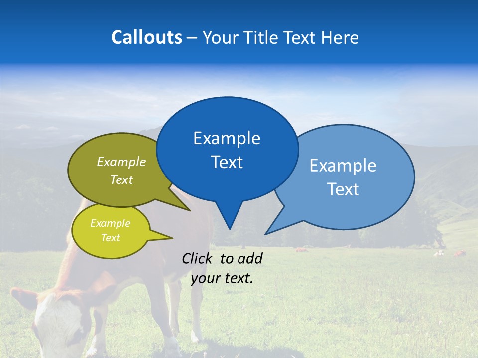 Herd Altai Forest PowerPoint Template