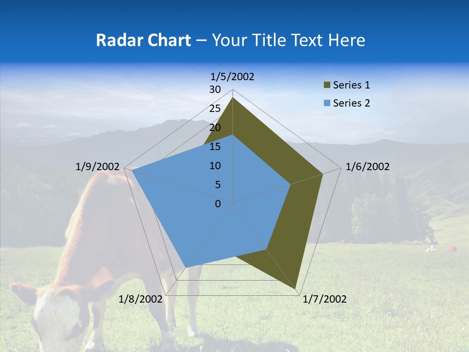 Herd Altai Forest PowerPoint Template