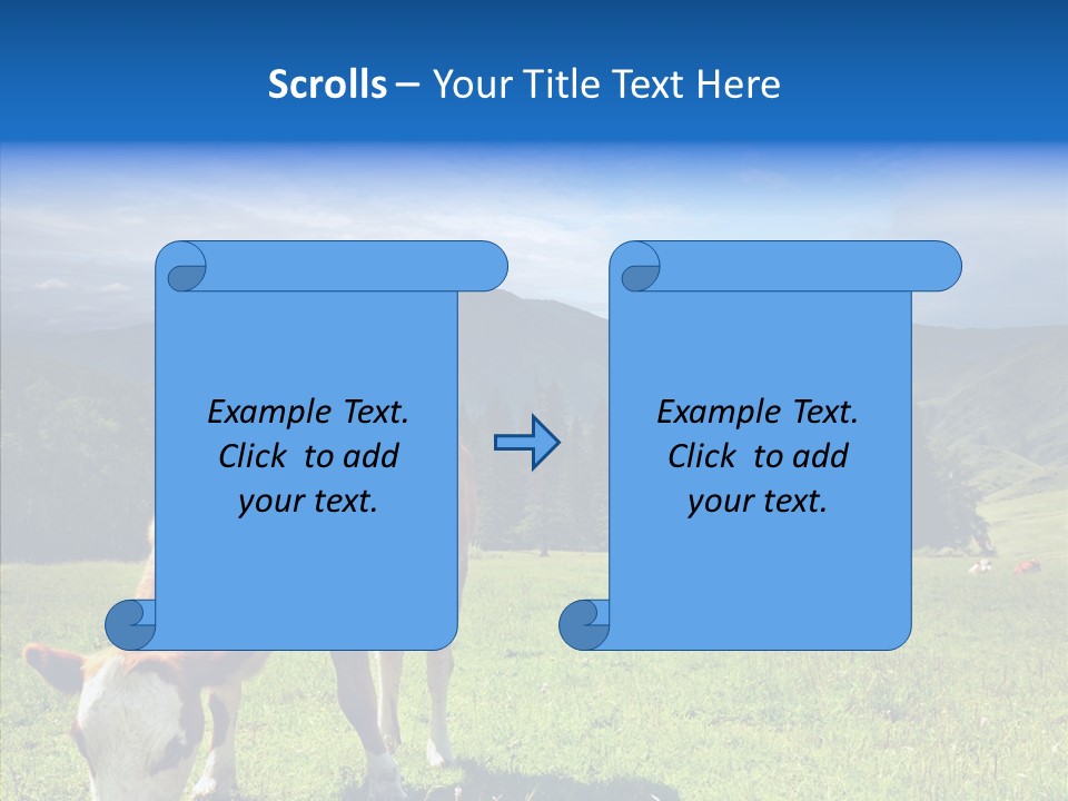 Herd Altai Forest PowerPoint Template