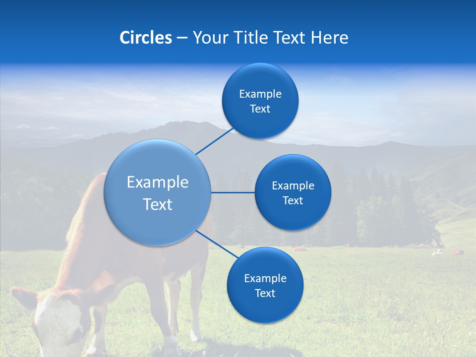 Herd Altai Forest PowerPoint Template