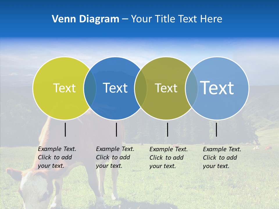 Herd Altai Forest PowerPoint Template