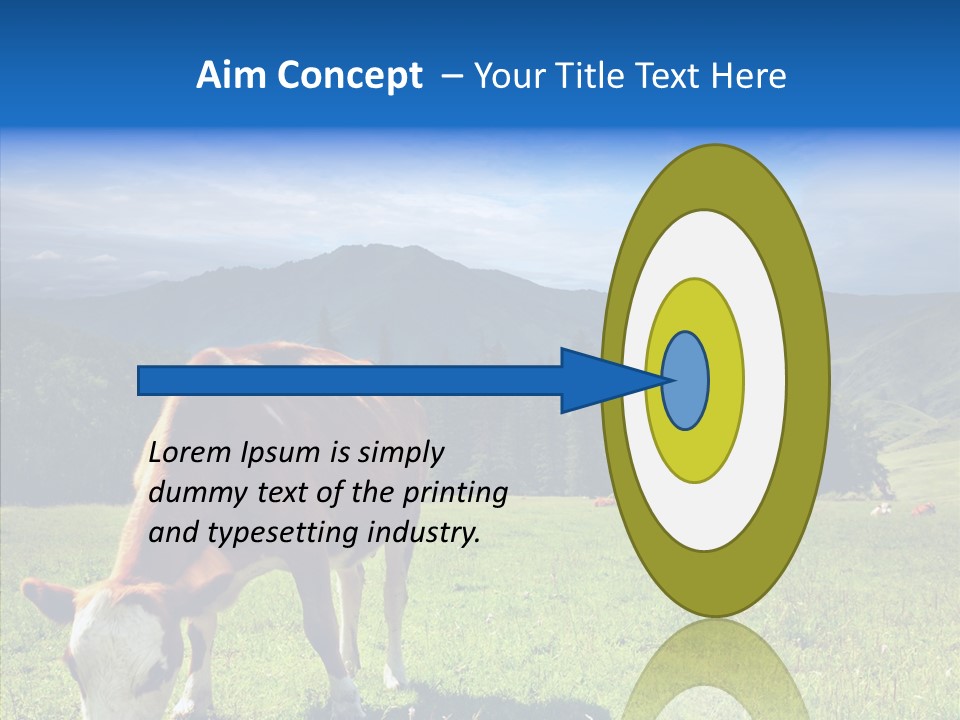 Herd Altai Forest PowerPoint Template