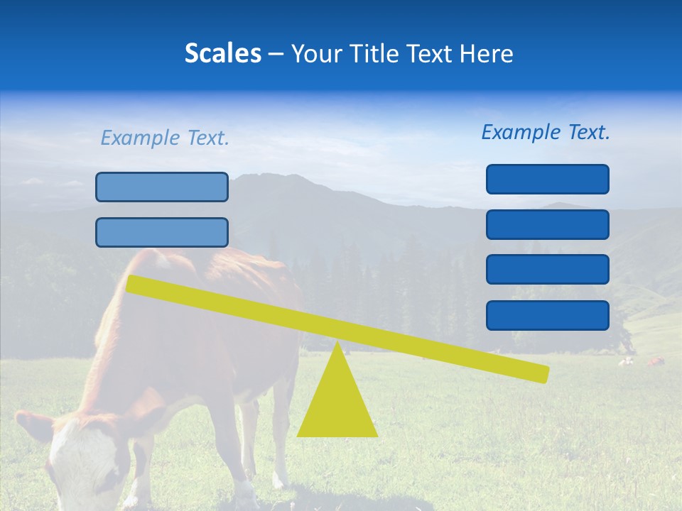 Herd Altai Forest PowerPoint Template