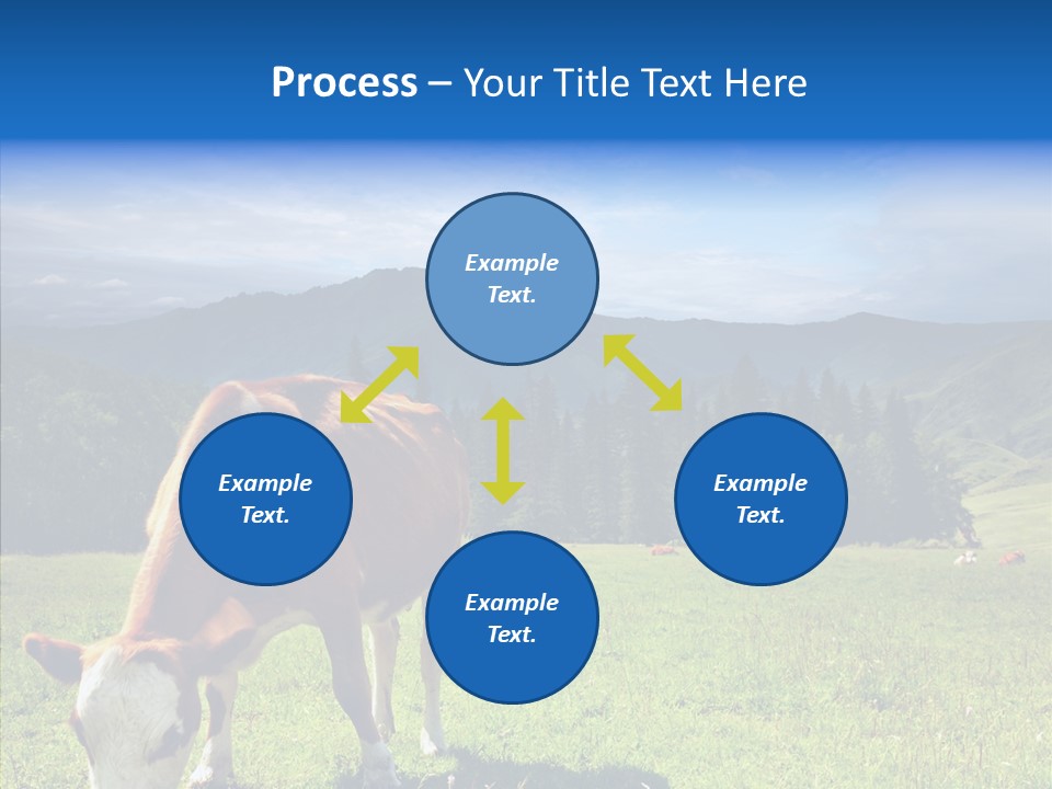 Herd Altai Forest PowerPoint Template