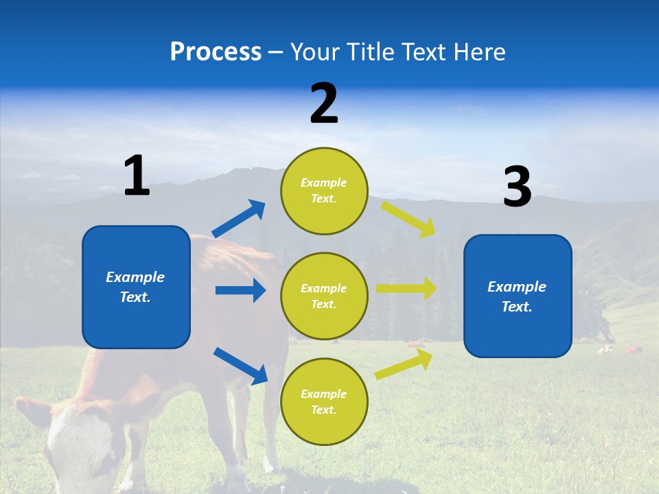 Herd Altai Forest PowerPoint Template