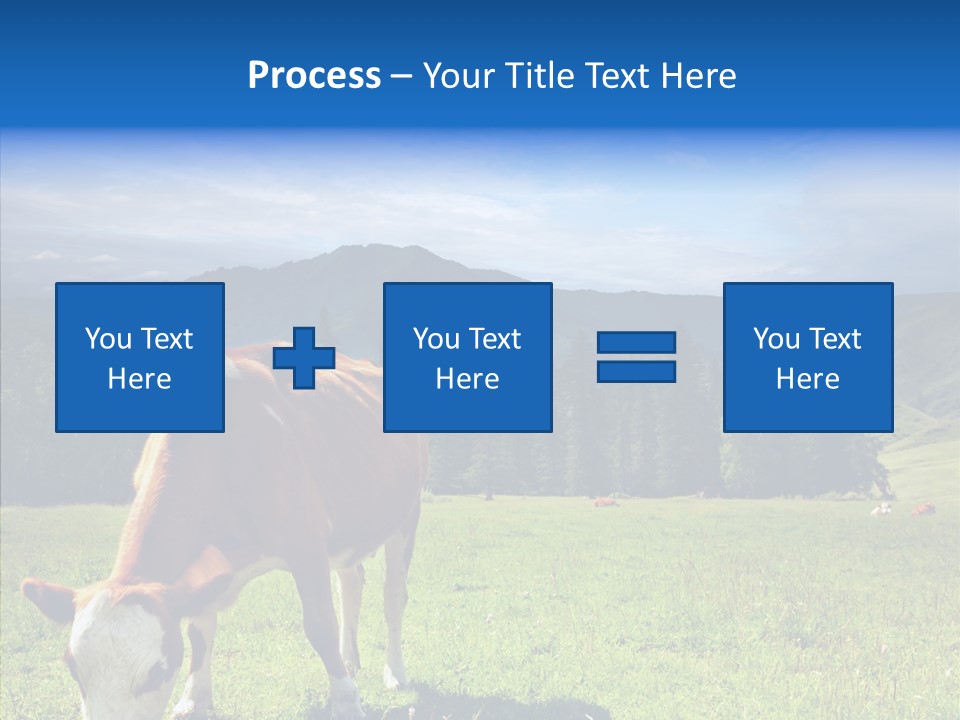 Herd Altai Forest PowerPoint Template