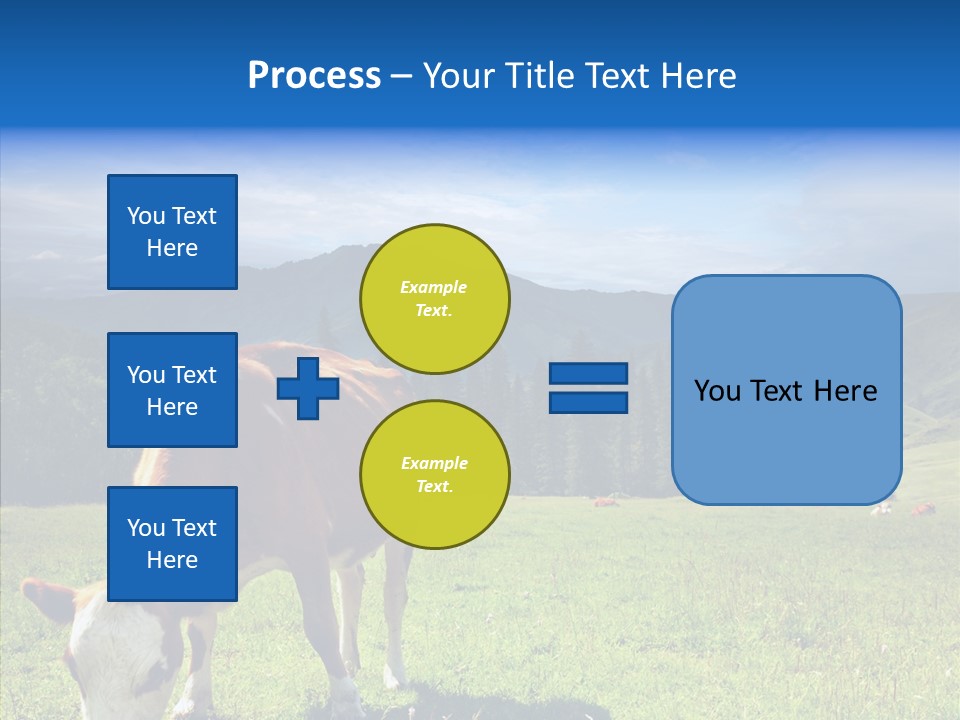 Herd Altai Forest PowerPoint Template