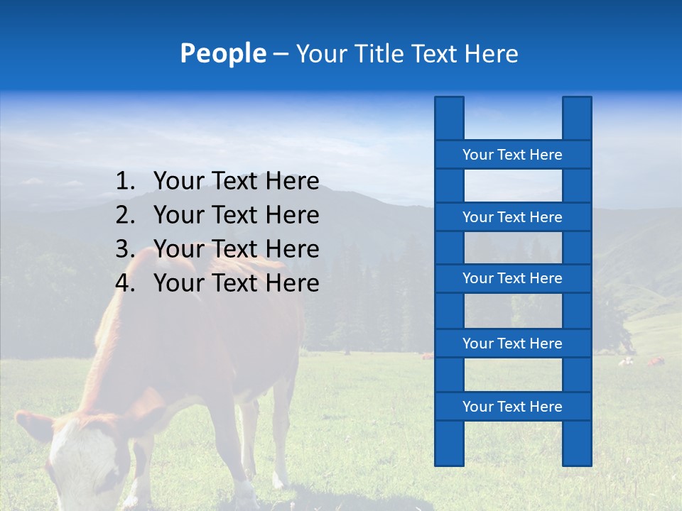 Herd Altai Forest PowerPoint Template