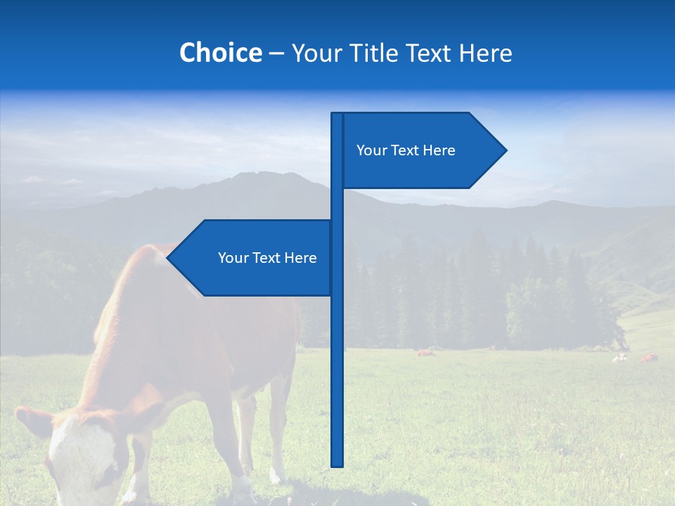 Herd Altai Forest PowerPoint Template