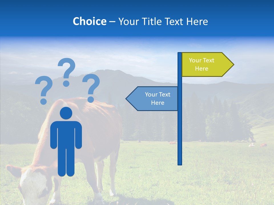 Herd Altai Forest PowerPoint Template