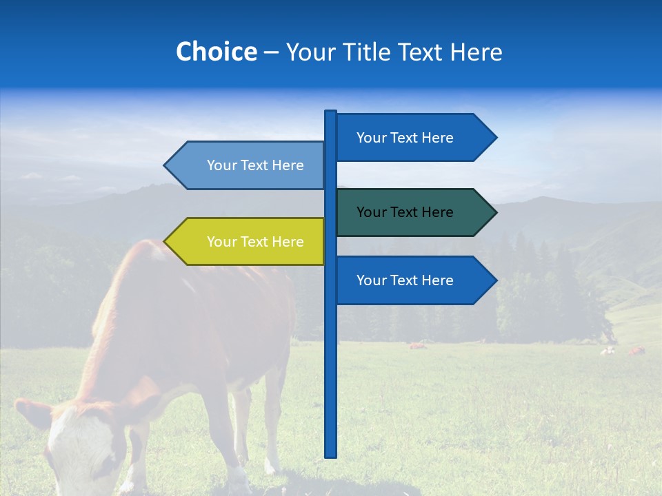 Herd Altai Forest PowerPoint Template
