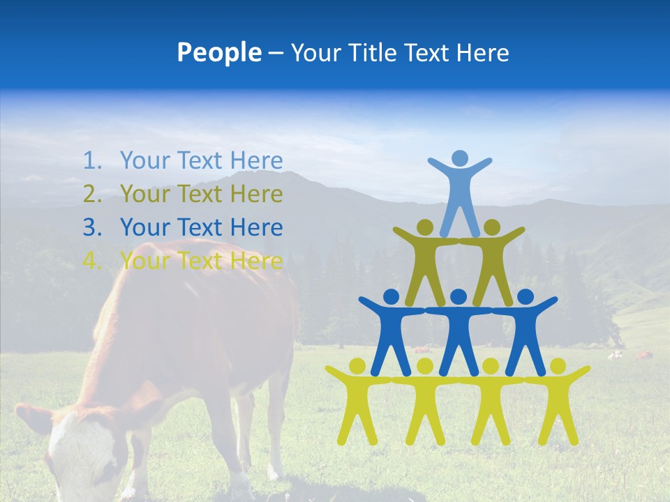 Herd Altai Forest PowerPoint Template