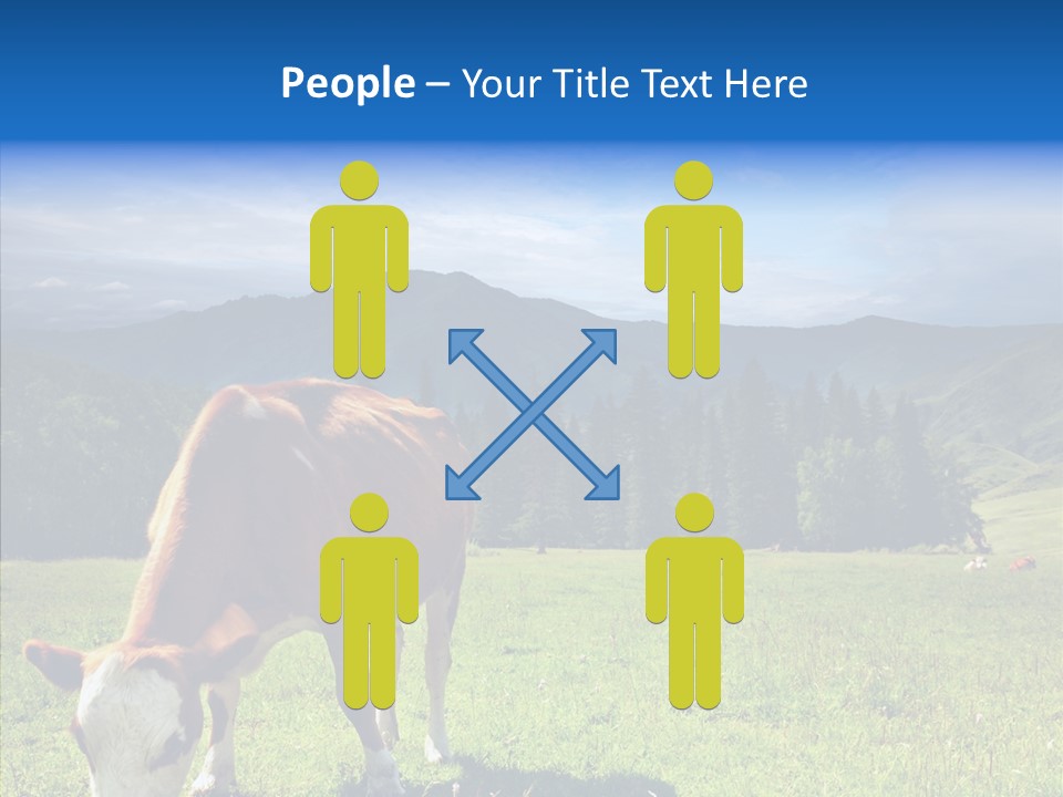 Herd Altai Forest PowerPoint Template