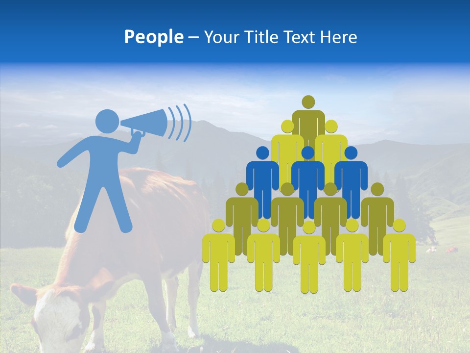 Herd Altai Forest PowerPoint Template