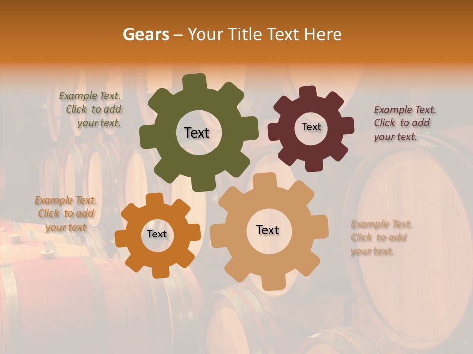 Stationary Lamp Grape PowerPoint Template