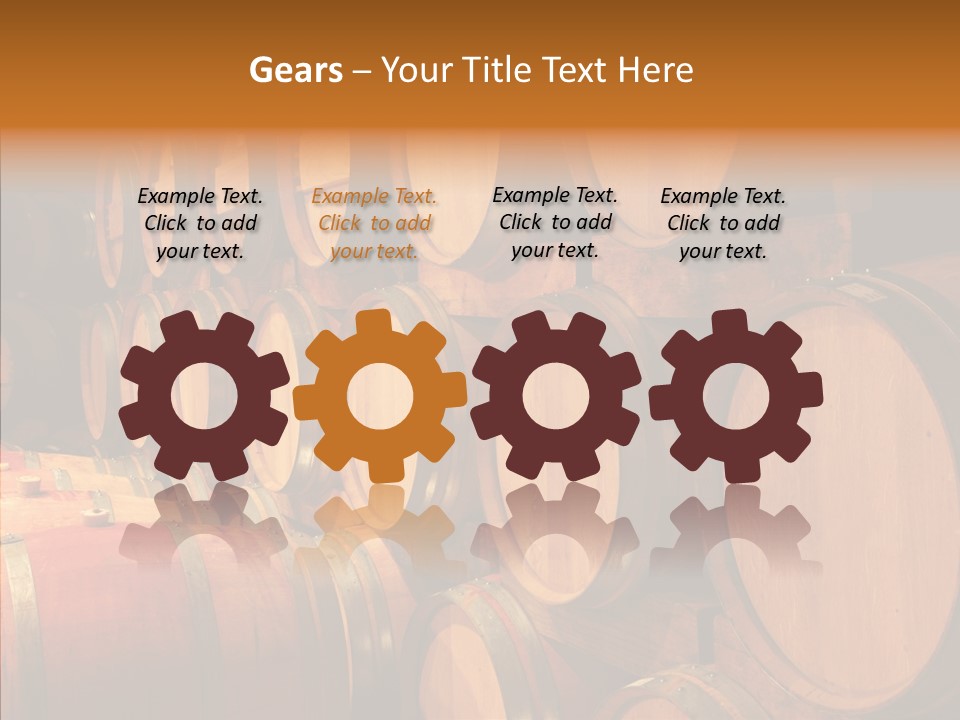 Stationary Lamp Grape PowerPoint Template