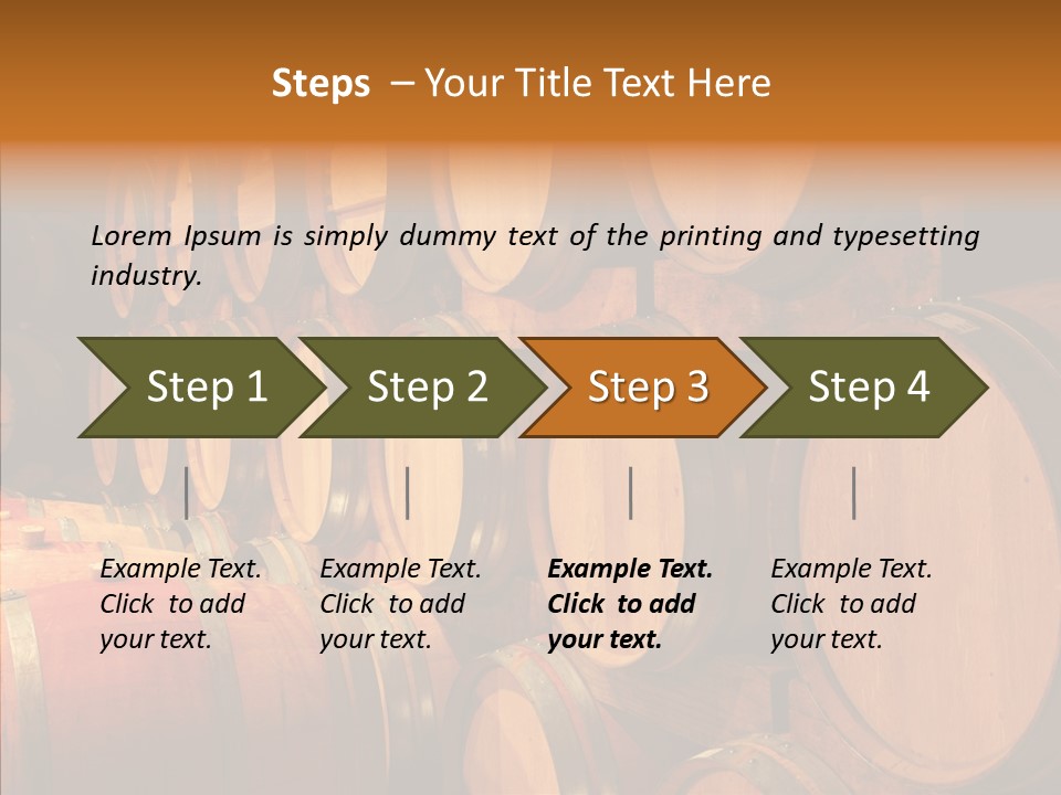 Stationary Lamp Grape PowerPoint Template