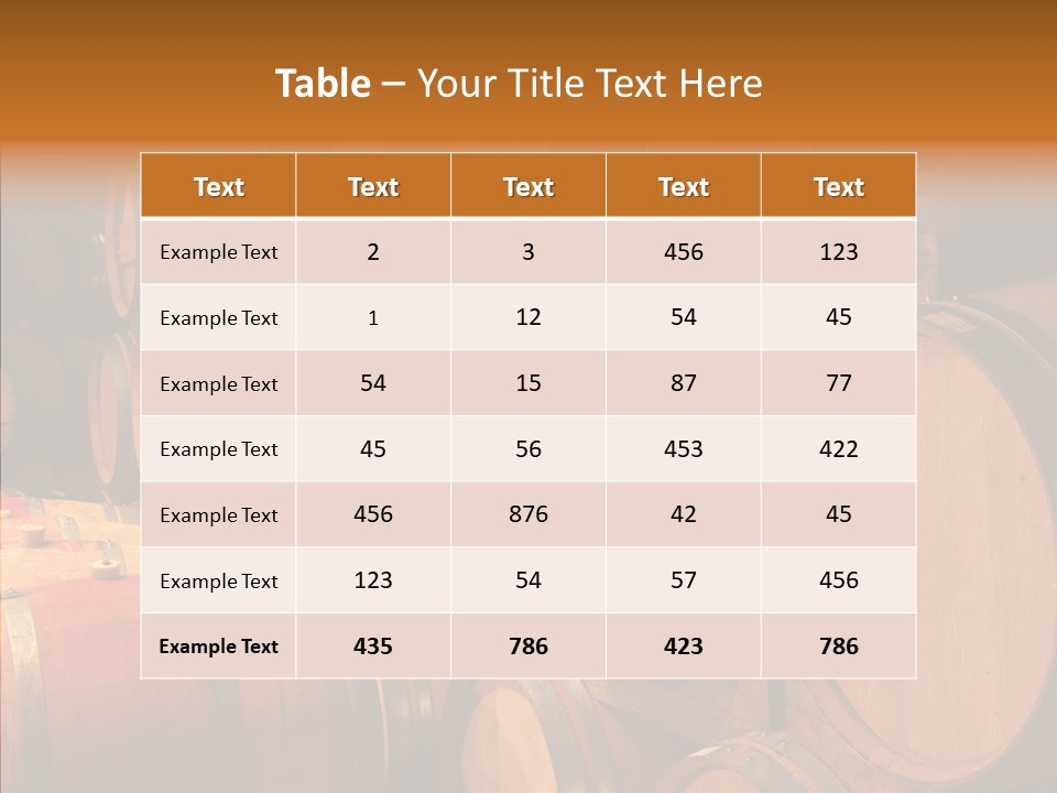 Stationary Lamp Grape PowerPoint Template