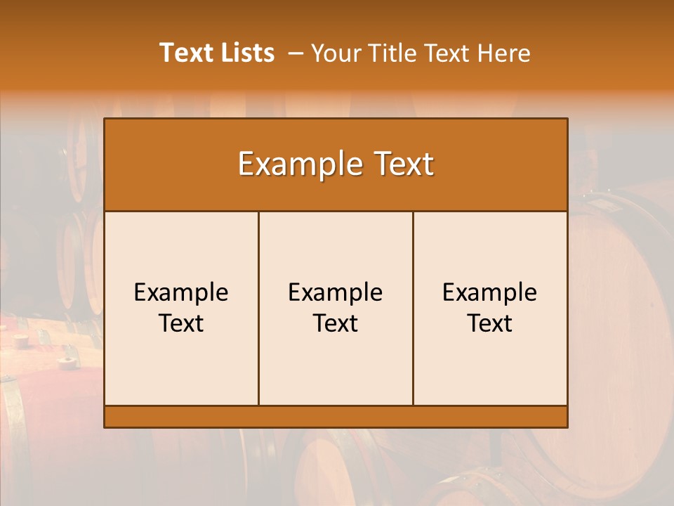 Stationary Lamp Grape PowerPoint Template