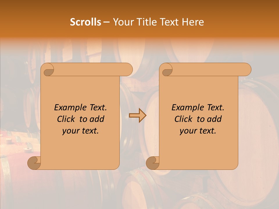 Stationary Lamp Grape PowerPoint Template