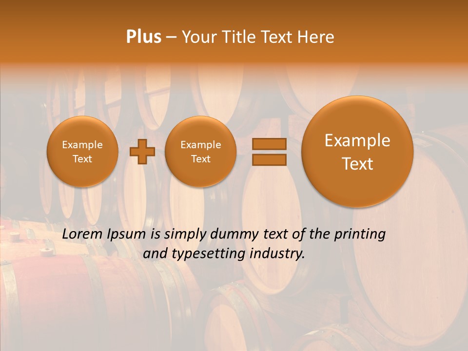Stationary Lamp Grape PowerPoint Template