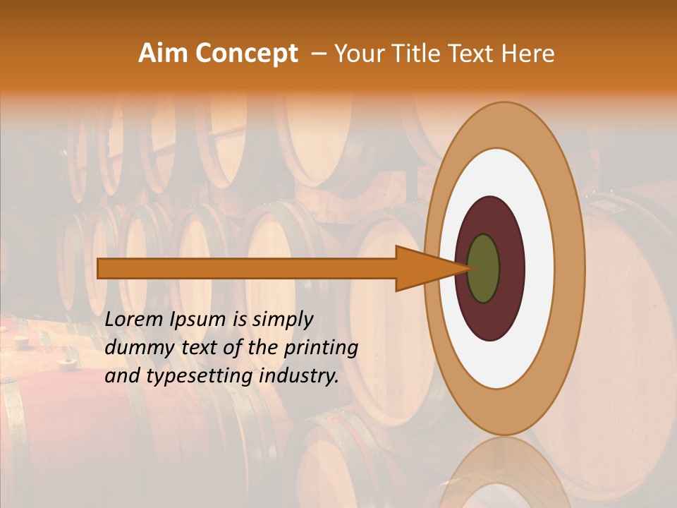 Stationary Lamp Grape PowerPoint Template