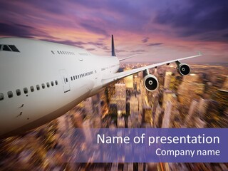 Aviation Cargo Air PowerPoint Template