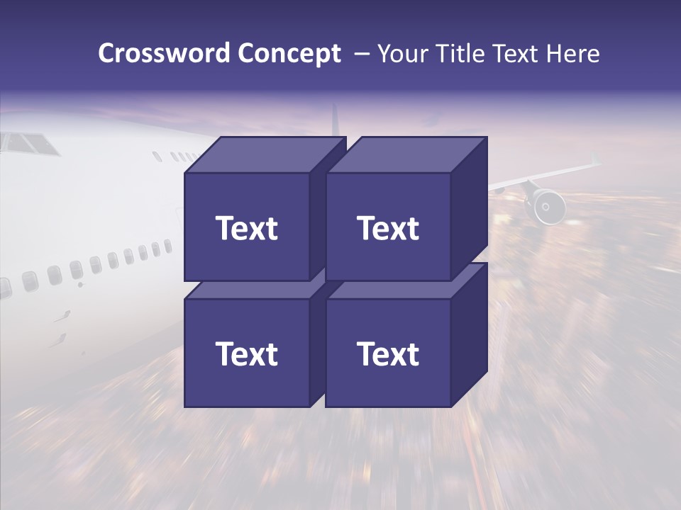 Aviation Cargo Air PowerPoint Template