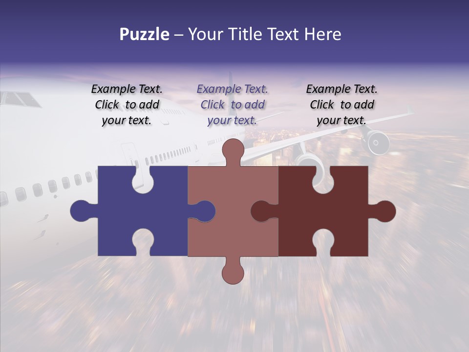 Aviation Cargo Air PowerPoint Template