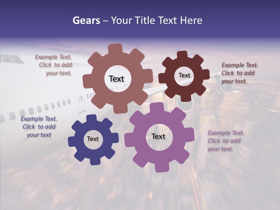 Aviation Cargo Air PowerPoint Template