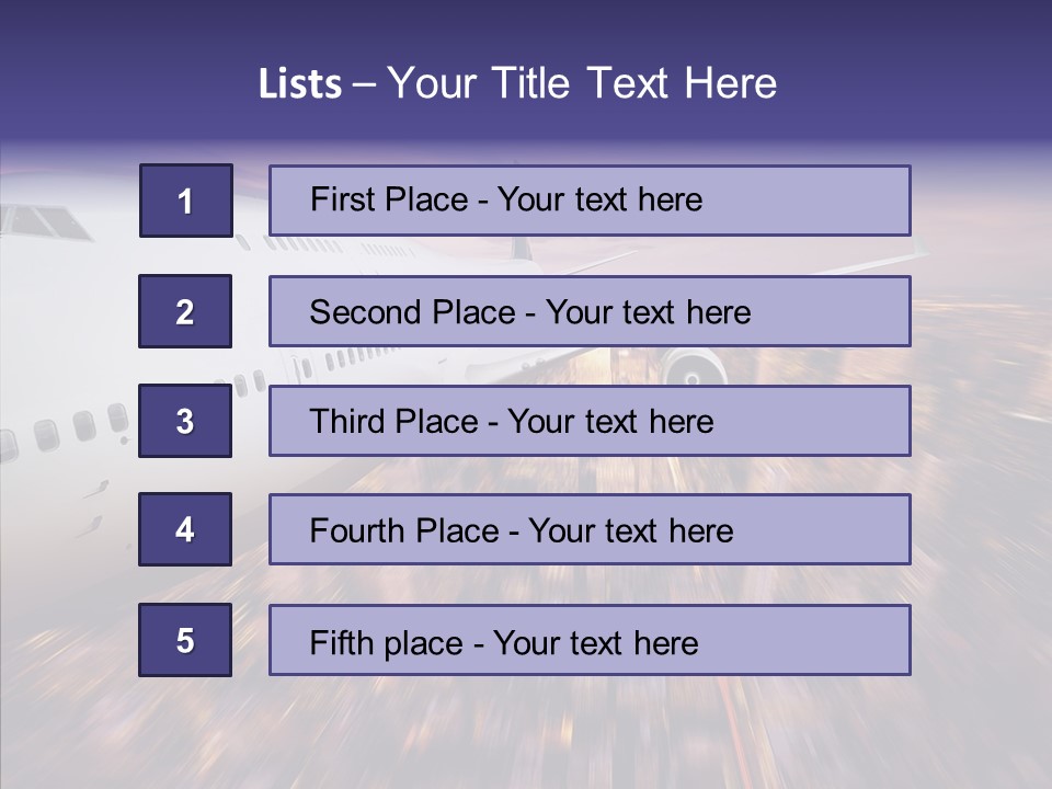 Aviation Cargo Air PowerPoint Template