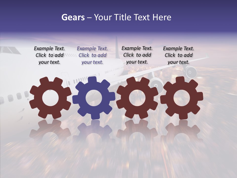 Aviation Cargo Air PowerPoint Template